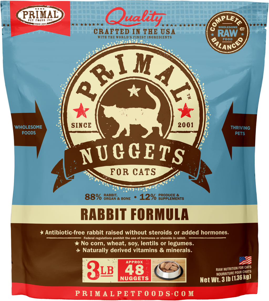 Feline Raw Frozen Nuggets (Rabbit)