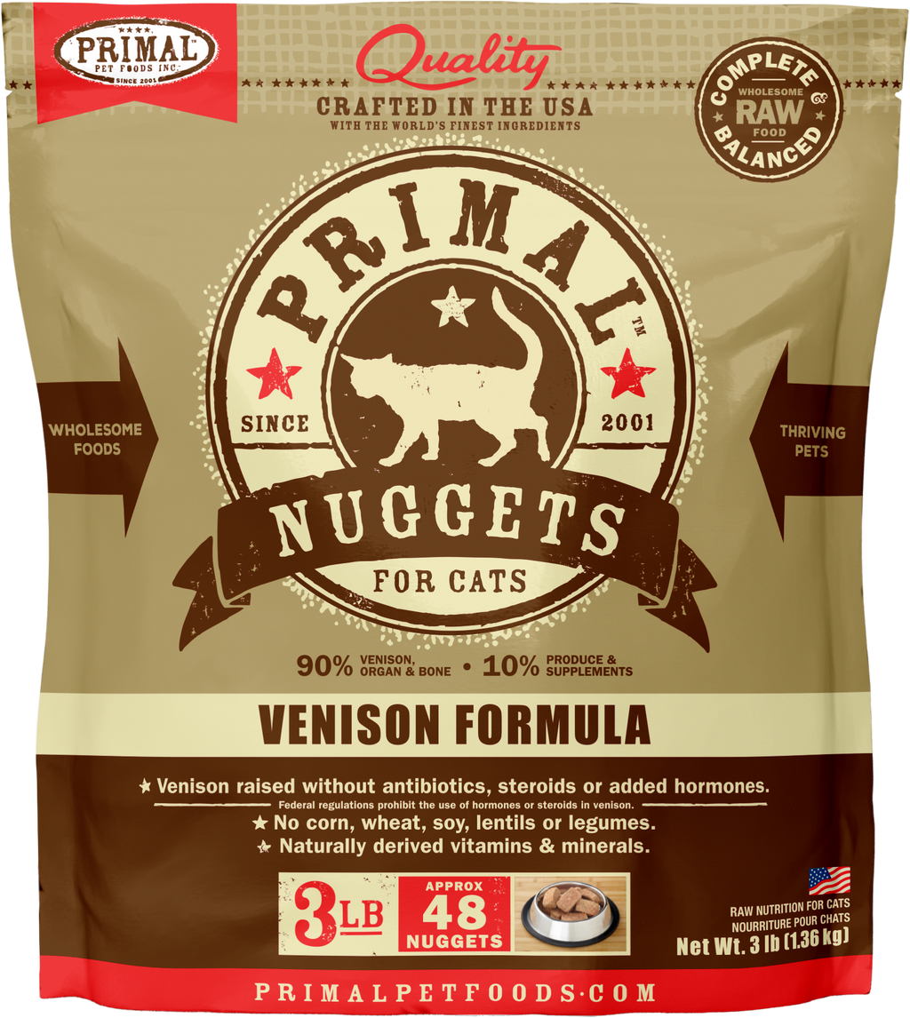 Feline Raw Frozen Nuggets (Venison)
