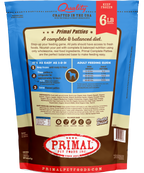 Primal Canine Duck, Turkey, Fish Raw Frozen Patties