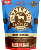 Primal Canine Duck, Turkey, Fish Raw Frozen Patties
