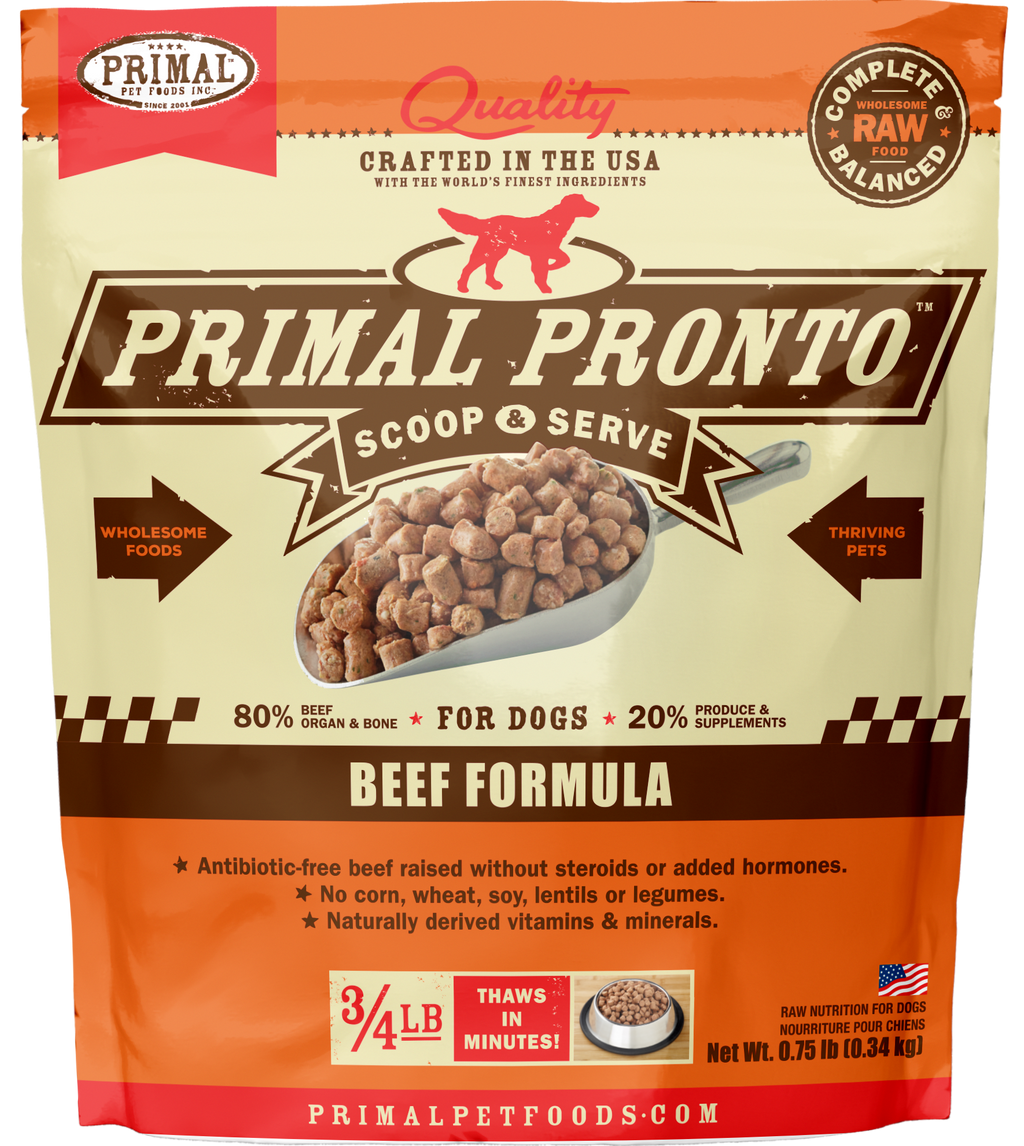 Canine Raw Frozen Pronto (Beef)