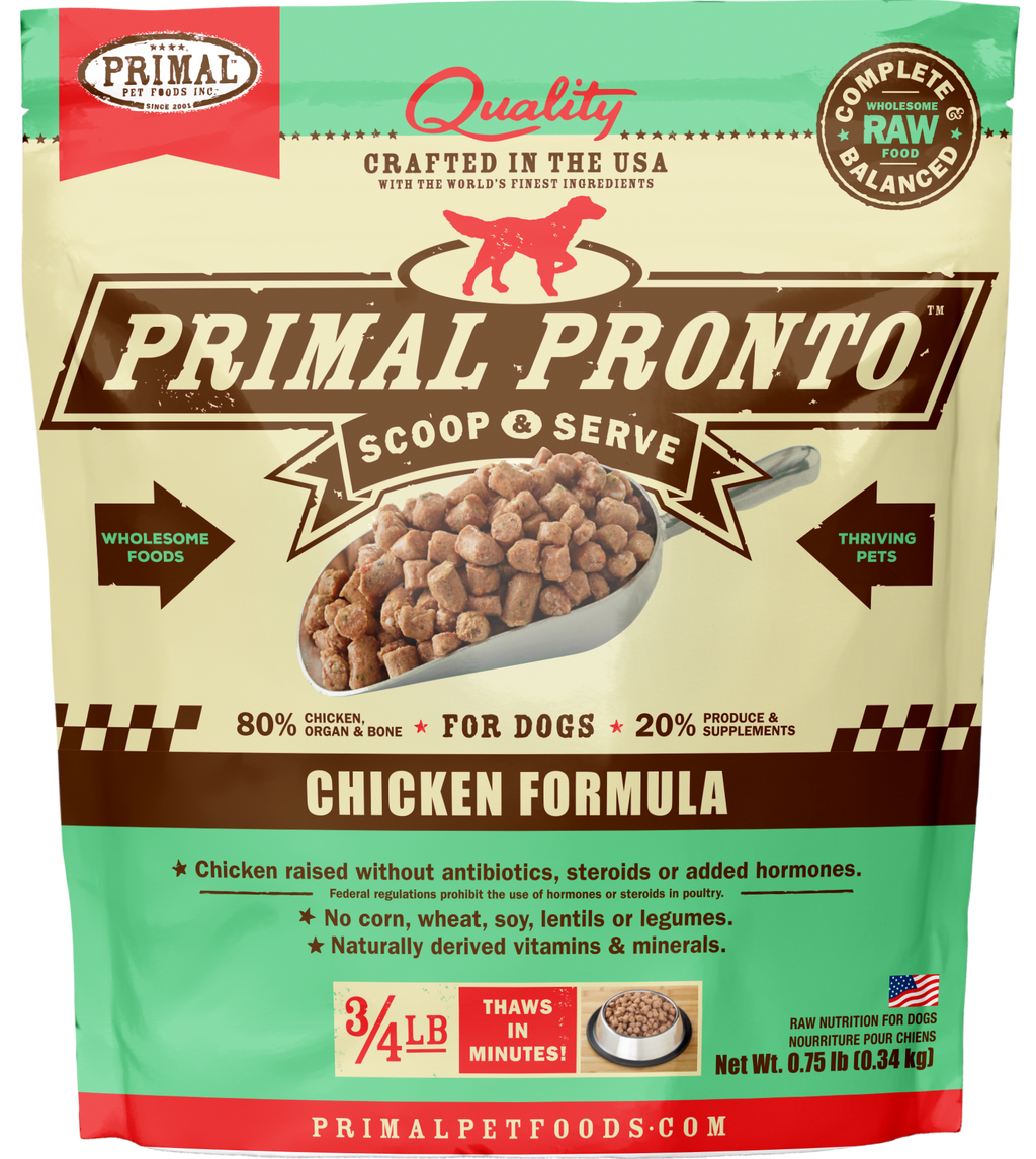 Canine Raw Frozen Pronto (Chicken)