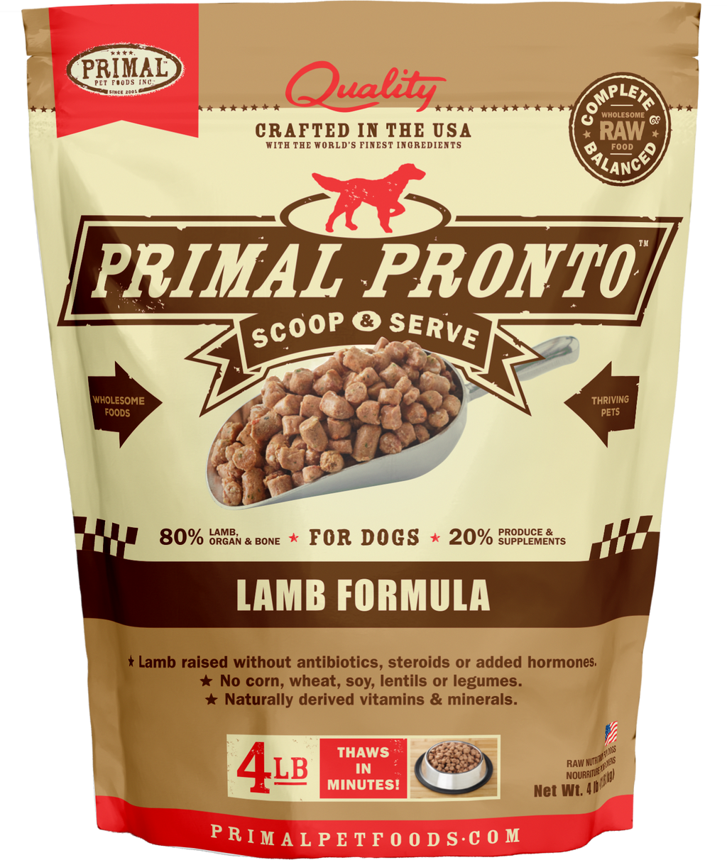 Canine Raw Frozen Pronto (Lamb)