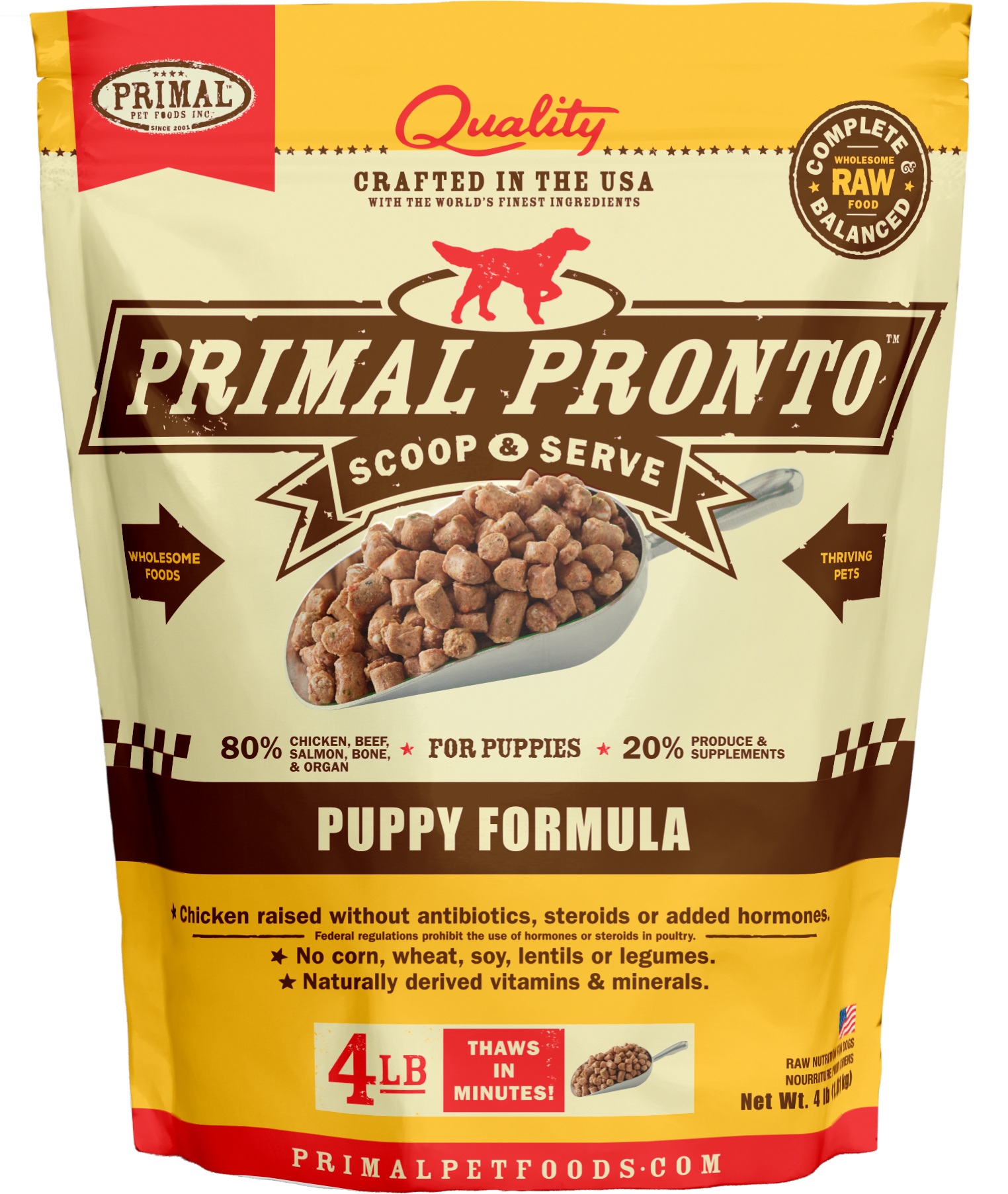 Canine Raw Frozen Pronto (Puppy)