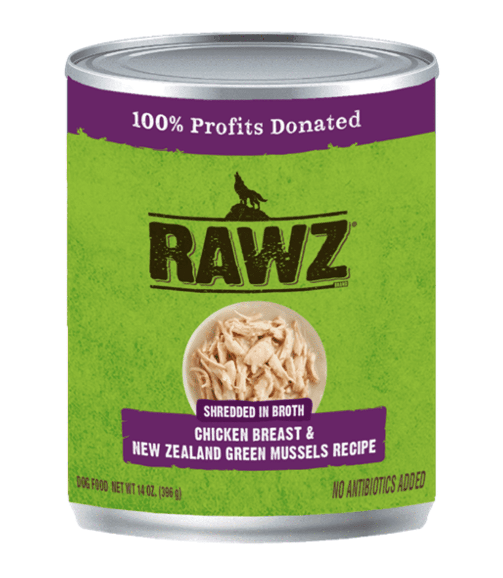 Shredded Chicken Breast & NZGM Dog Can