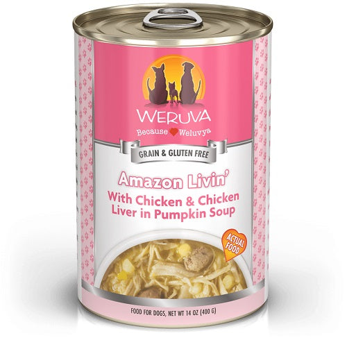 Amazon Livin' with Chicken & Chicken Liver in Pumpkin Soup