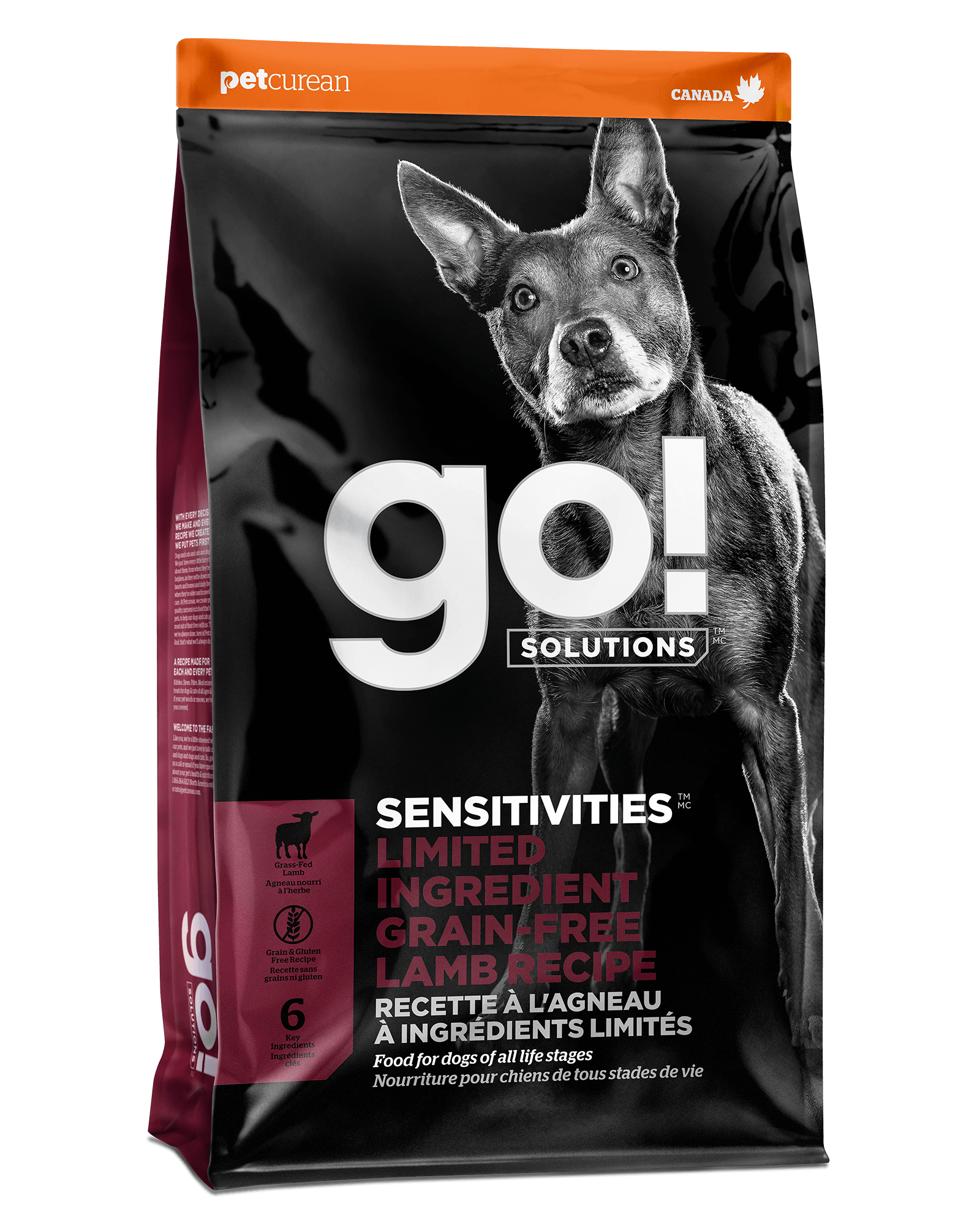 GO! SENSITIVITIES Limited Ingredient Grain Free Lamb Recipe for Dogs