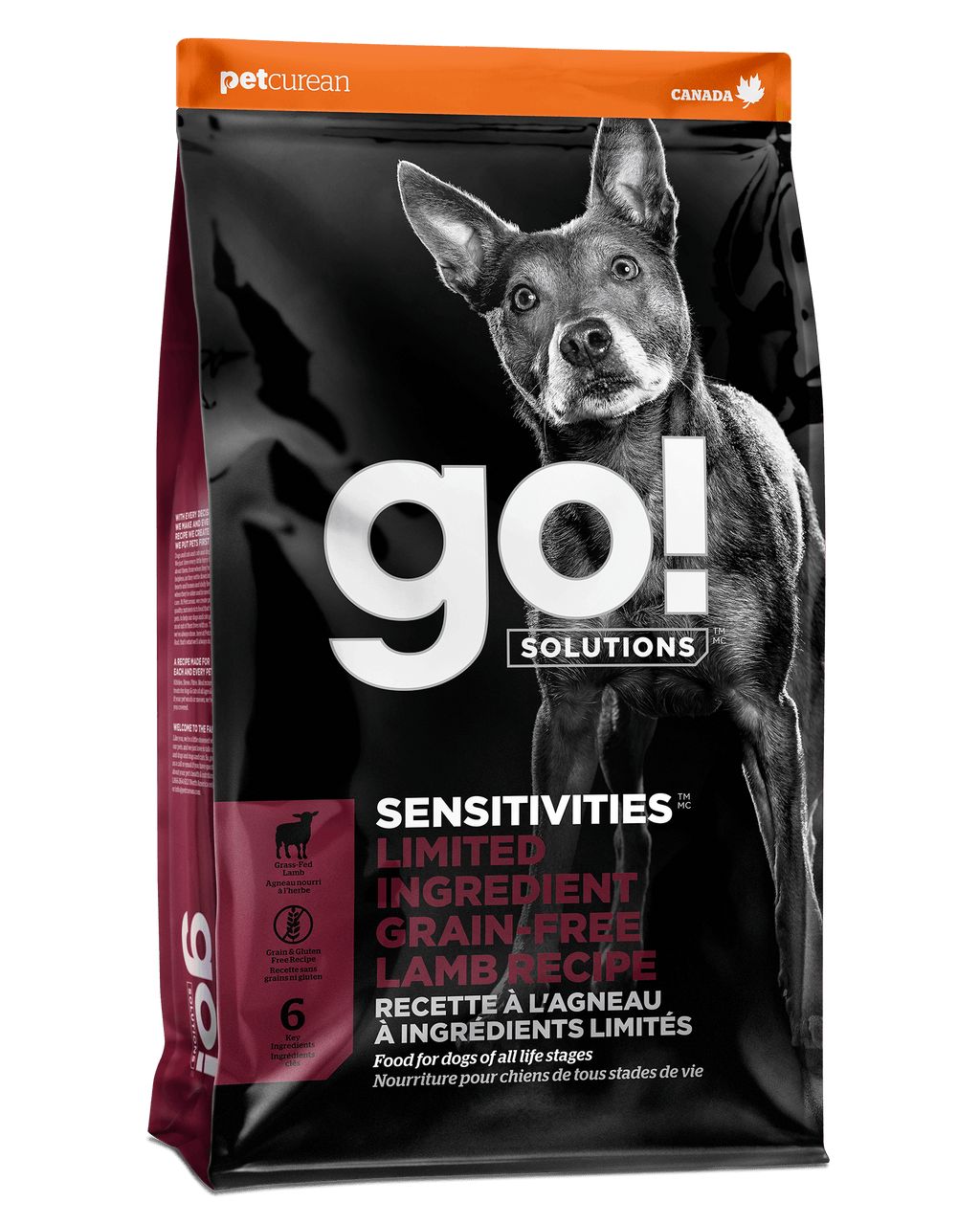 GO! SENSITIVITIES Limited Ingredient Grain Free Lamb Recipe for Dogs