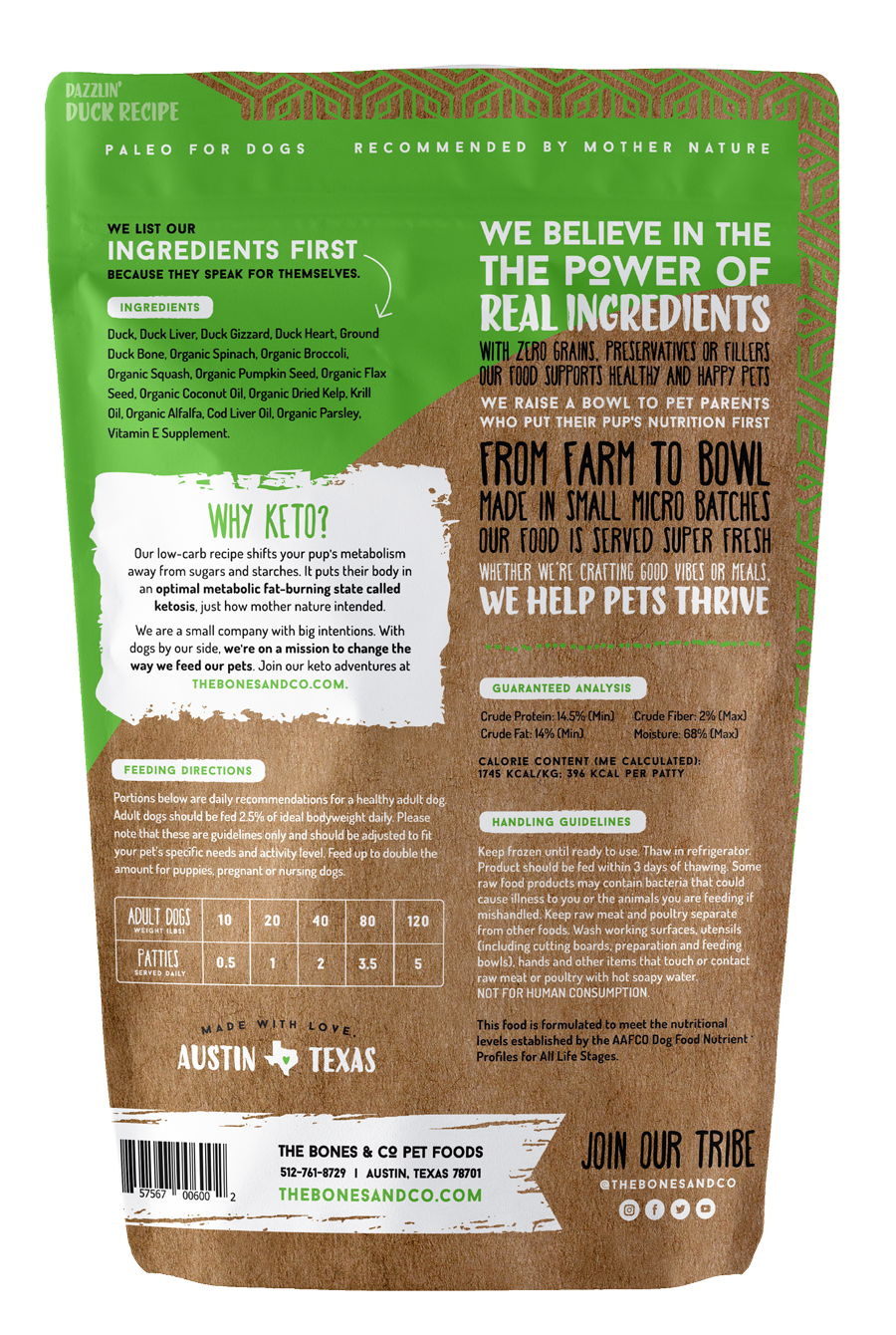 Dazzlin' Duck Recipe for Dogs