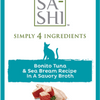 Sa-Shi Bonito Tuna & Sea Bream Cat Food Recipe In Savory Broth