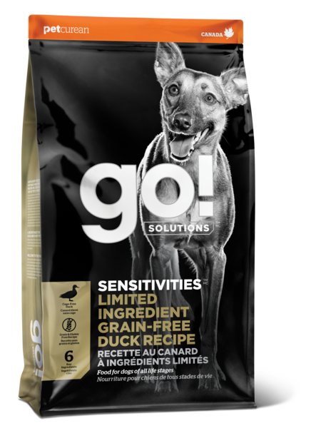 GO! SENSITIVITIES Limited Ingredient Grain Free Duck Recipe for Dogs
