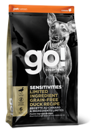 GO! SENSITIVITIES Limited Ingredient Grain Free Duck Recipe for Dogs