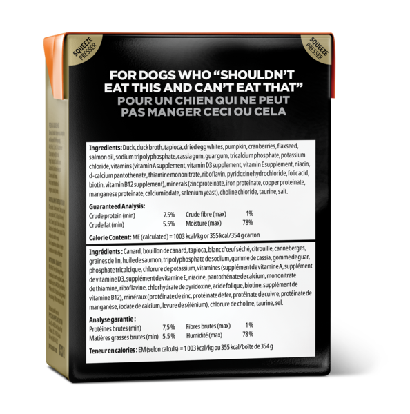 GO! SENSITIVITIES Limited Ingredient Grain Free Duck Pâté for Dogs