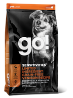 GO! SENSITIVITIES Limited Ingredient Grain Free Venison Recipe for Dogs