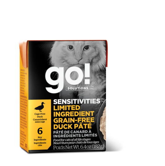 GO! SENSITIVITIES Limited Ingredient Grain Free Duck Pâté for Cats
